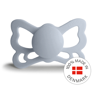 FRIGG Butterfly - Anatomical Silicone Pacifier - Powder Blue - Size 2